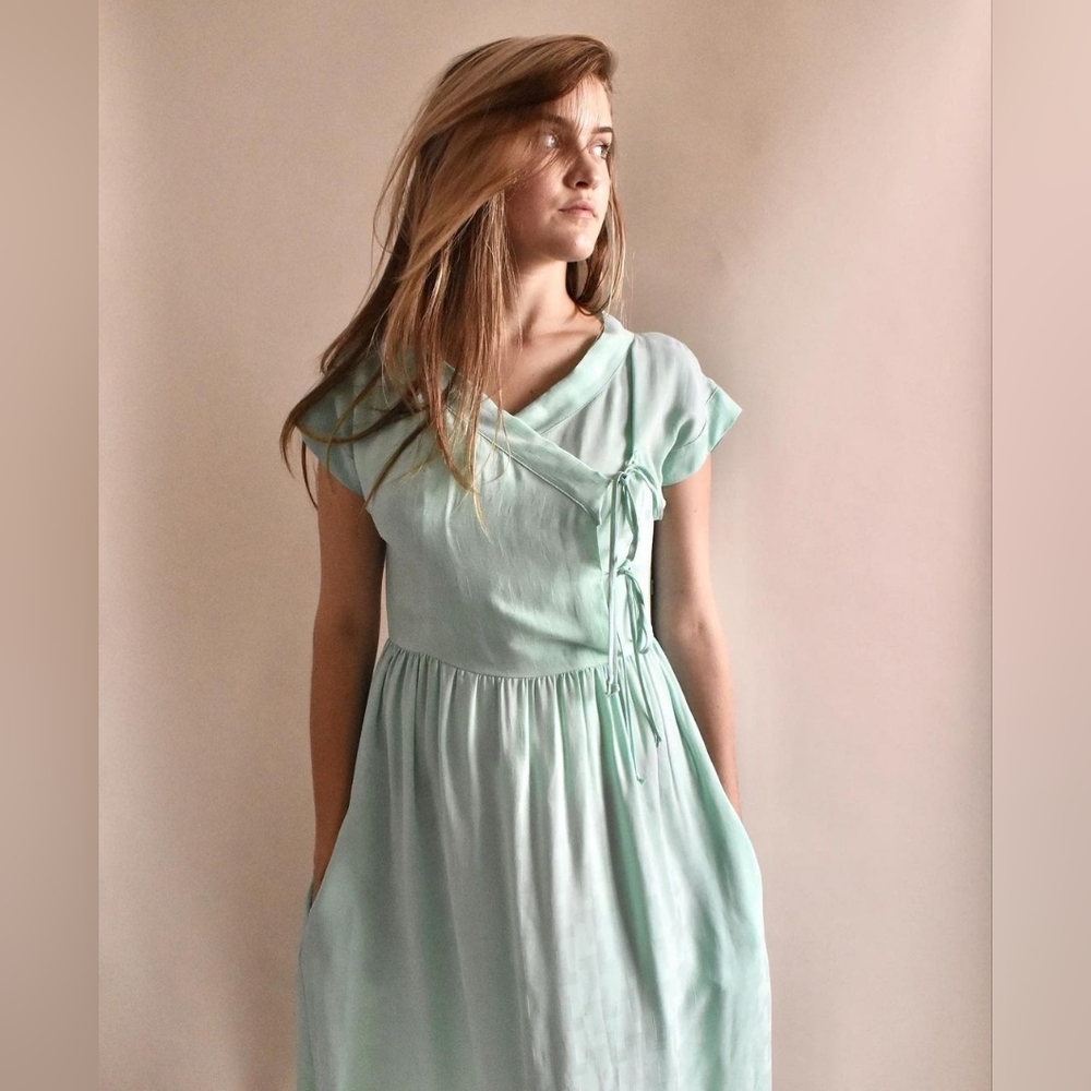 Sea Breeze Cupro Dress